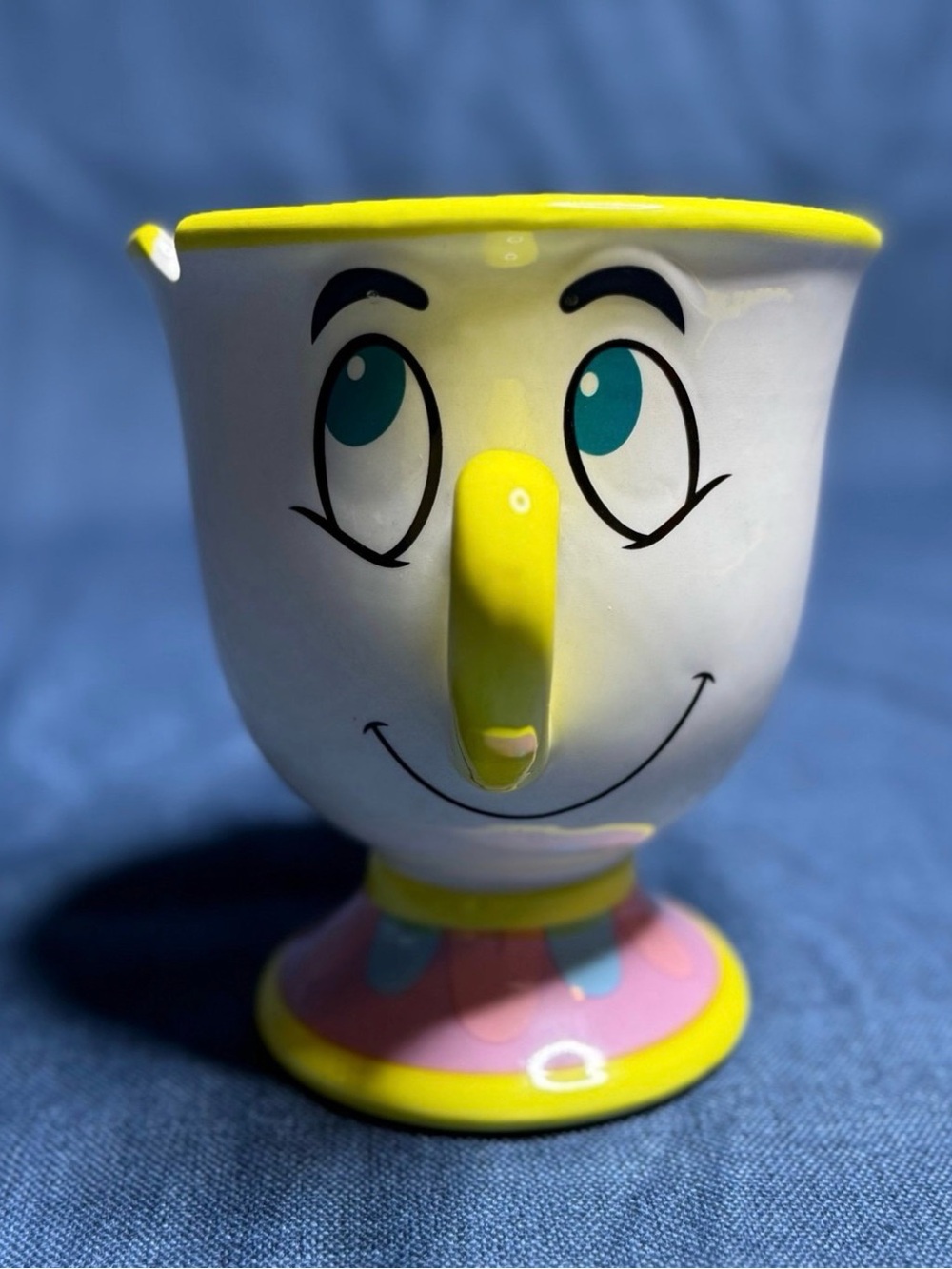 Disney's Beauty and The Beast Chip Tea Cup 3D Sculpted Ceramic Coffee Mug